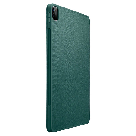 Чехол для iPad Pro 12.9 2018, 2020 книжка Spigen Urban Fit темно-бирюзовый