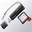 Картридер USB 3.0 для SD и MicroSD Ugreen CM264 черный