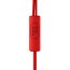 Наушники JBL C100SI вакуумные с микрофоном красные