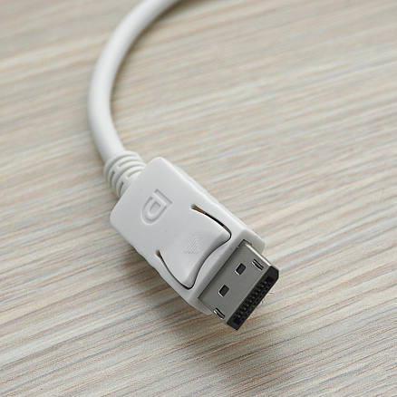 Переходник DisplayPort - DVI-I (папа - мама) 20 см Cablexpert белый