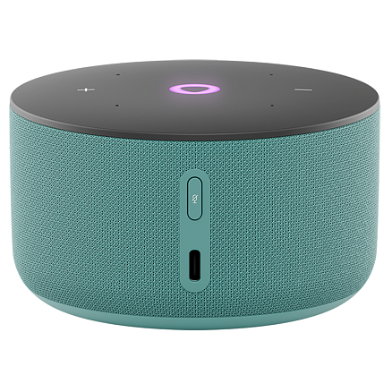 Умная колонка Яндекс Станция Мини 3 с часами (бирюзовый)