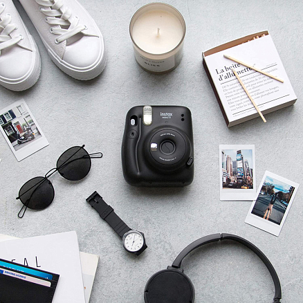 Фотоаппарат мгновенной печати Fujifilm Instax Mini 11 темно-серый