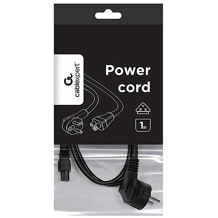 Кабель питания для ноутбуков C5 длина 1.8 м 10A Cablexpert PC-186-ML12 черный