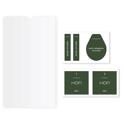 Защитное стекло для Samsung Galaxy Tab A7 Lite 8.7 T220, T225 на весь экран Hofi Glass Pro+ черное