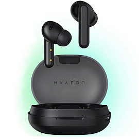 Наушники TWS беспроводные Haylou GT7 вакуумные с микрофоном прозрачно-черные