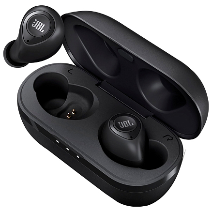 Наушники беспроводные Bluetooth JBL Tune 100 TWS вакуумные с микрофоном черные
