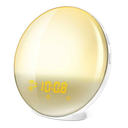 Световой будильник с радио Nova Sunrise & Sunset