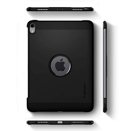 Чехол для iPad Pro 11 гибридный для экстремальной защиты Spigen SGP Tough Armor черный