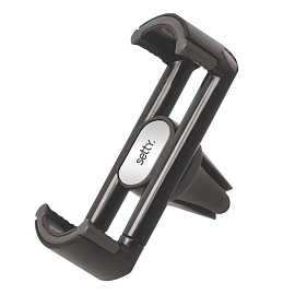 Держатель автомобильный в решетку обдува Setty черный