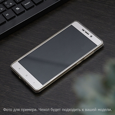 Чехол для Xiaomi Mi 4i, Mi 4c ультратонкий гелевый 0,5мм Nova Crystal прозрачный