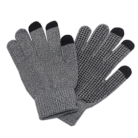 Перчатки трикотажные для емкостных дисплеев Greengo (Польша) N-06 серые