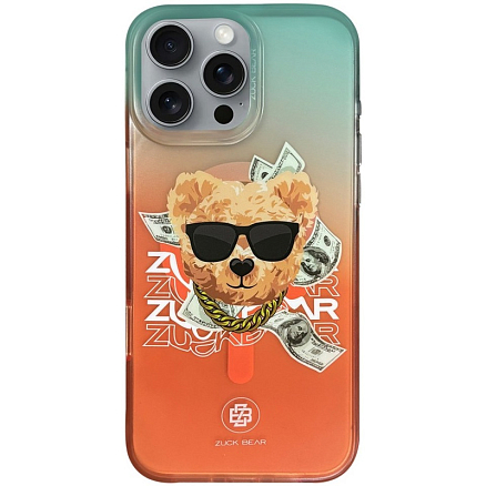 Чехол для iPhone 16 Pro Max гибридный Zuck Bear Harold