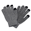 Перчатки трикотажные для емкостных дисплеев Greengo (Польша) N-06 серые
