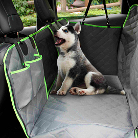 Автогамак для собак в машину Fieldmann FDAP 60551 серый