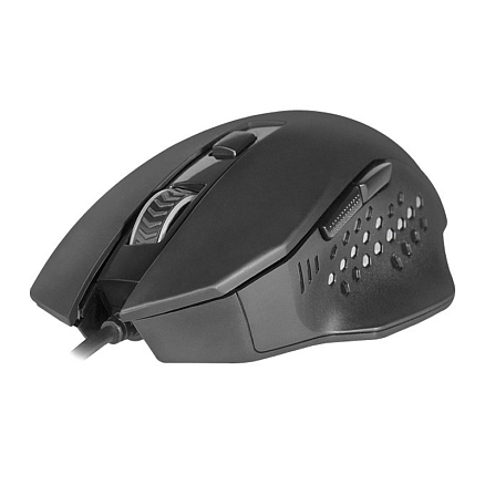 Мышь проводная USB оптическая Redragon Gainer с подсветкой 6 кнопок 3200 dpi игровая черная