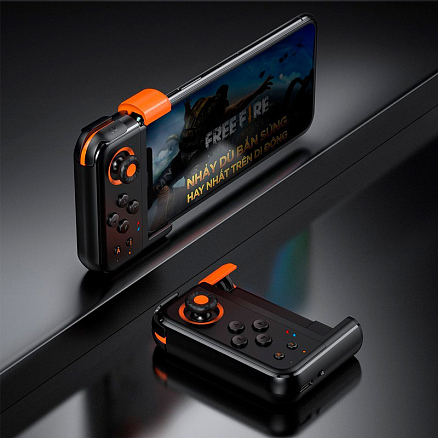 Джойстик (геймпад) беспроводной одноручный для телефона Baseus GAMO GA05 черный
