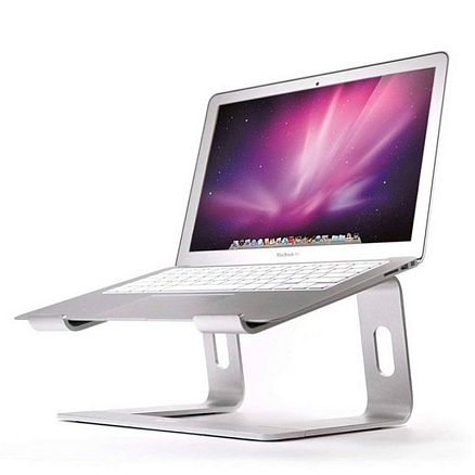Подставка для ноутбука до 17 дюймов Evolution LS103 металлическая серебристая