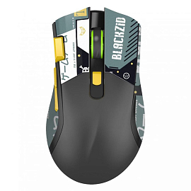 Мышь беспроводная оптическая Blackzid M1 Bubo с подсветкой 7 кнопок 4000 dpi игровая