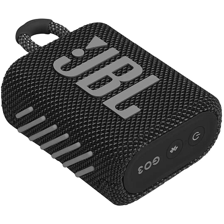 Портативная колонка JBL Go 3 с защитой от воды черная