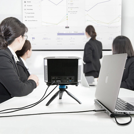 Хаб (разветвитель) Type-C 11-в-1 (PD) в виде подставки Baseus Enjoyment серый