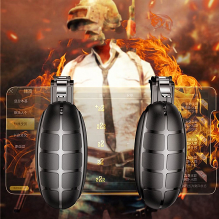 Триггеры (джойстик) для телефона Baseus Grenade (2 кнопки) темно-зеленые