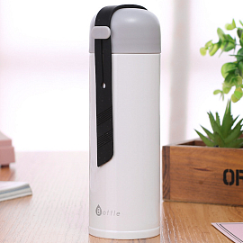 Термос (термобутылка) Breda Skinny 340 мл белый