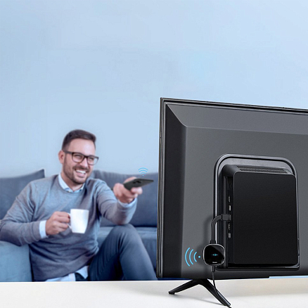 Адаптер (медиаплеер) для передачи изображения на TV Baseus CATPQ-A01 Meteorite Shimmer HDMI 4K Wi-Fi 2.4+5ГГц