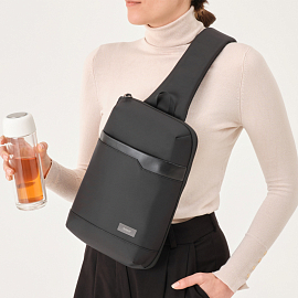 Рюкзак однолямочный Sigma Cross Body с отделением для планшета до 11 дюймов черный