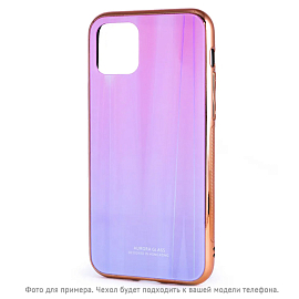 Чехол для Honor 20 пластиковый CASE Aurora розово-фиолетовый