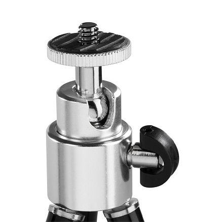 Мини-штатив для телефона, фотоаппарата или экшн-камеры Hama BallMini XL3 4065 черный
