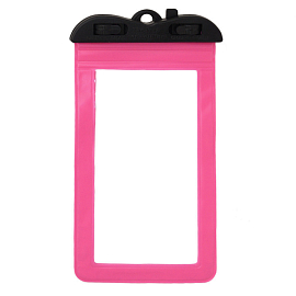 Водонепроницаемый чехол для телефона до 5,8 дюймов Nova-N1 размер 16,5x9 см розовый