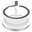 Наклейка на телефон для магнитного держателя MagSafe Spigen OneTap черная