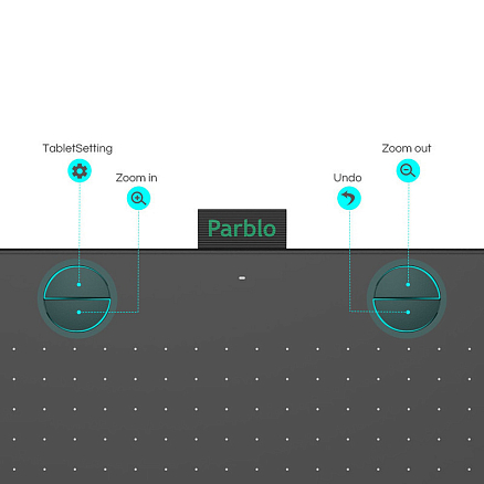 Графический планшет Parblo A640 V2 (черный)