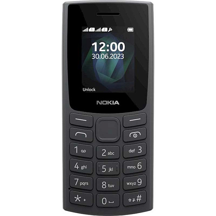 Мобильный телефон Nokia 105 DS (TA-1557) 2023 черный
