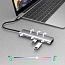 Хаб (разветвитель) Type-C - HDMI 4K 60Hz, 3 х USB 3.0, Type-C PD 100W Ugreen CM136-70495 серый