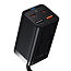 Зарядное устройство сетевое с двумя USB и двумя Type-C входами 3А 65W с кабелем Baseus GaN3 Pro (быстрая зарядка QC 4.0, 3.0, PD) черное