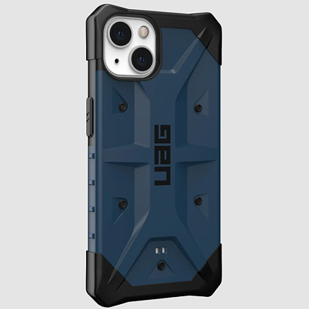 Чехол для iPhone 13 гибридный для экстремальной защиты Urban Armor Gear UAG Pathfinder синий