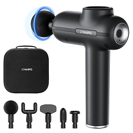 Массажер перкуссионный универсальный беспроводной Naipo Gun MGG-2103