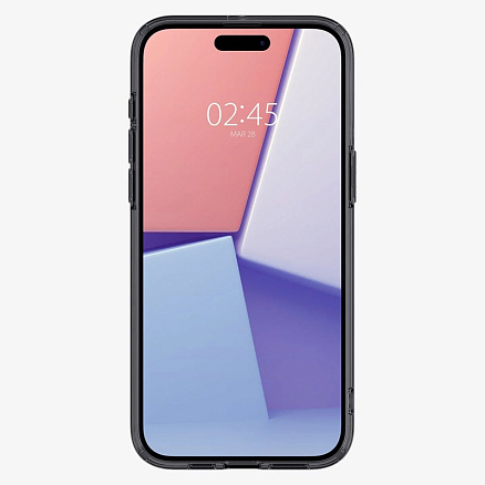Чехол для iPhone 15 Pro Max гибридный Spigen Ultra Hybrid Zero One MagSafe серый