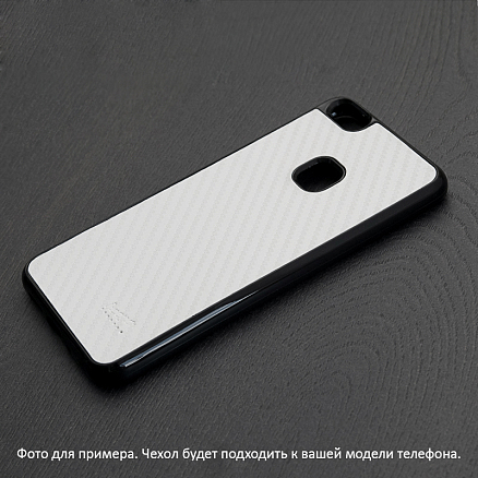 Чехол для iPhone 7 Plus, 8 Plus гибридный Beeyo Carbon черно-белый