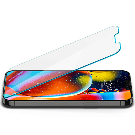 Защитное стекло для iPhone 13 Pro Max, 14 Plus на экран Spigen Glas.TR Slim HD прозрачное