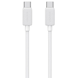 Кабель Usams US-SJ691 USB Type-C - USB Type-C (1 м, белый)