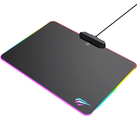 Коврик для мышки Havit MP909 с подсветкой игровой черный