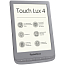 Электронная книга PocketBook 627 Touch Lux 4 с подсветкой серебристая