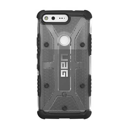 Чехол для Google Pixel, HTC Sailfish гибридный для экстремальной защиты Urban Armor Gear UAG Plasma серый