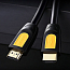 Кабель HDMI - HDMI (папа - папа) длина 1,5 м версия 1.4 3D Ugreen HD101 желто-черный