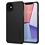 Чехол для iPhone 11 пластиковый тонкий Spigen SGP Thin Fit QNMP черный