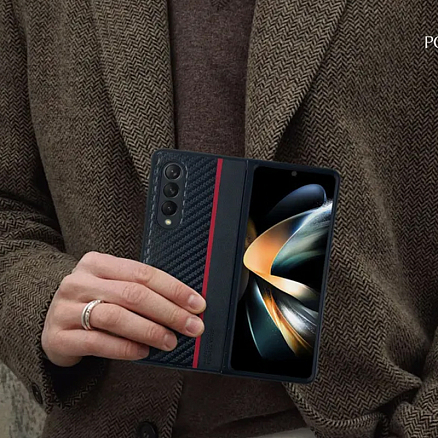 Чехол для Samsung Galaxy Z Fold 5 гибридный Santa Barbara Polo & Racquet Club Hazel черный