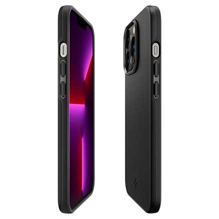 Чехол для iPhone 13 Pro пластиковый тонкий Spigen Thin Fit черный