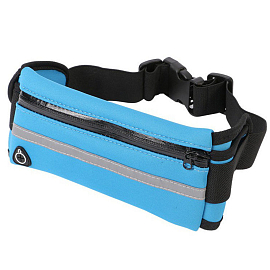 Сумка на пояс спортивная Hurtel Ultimate голубая
